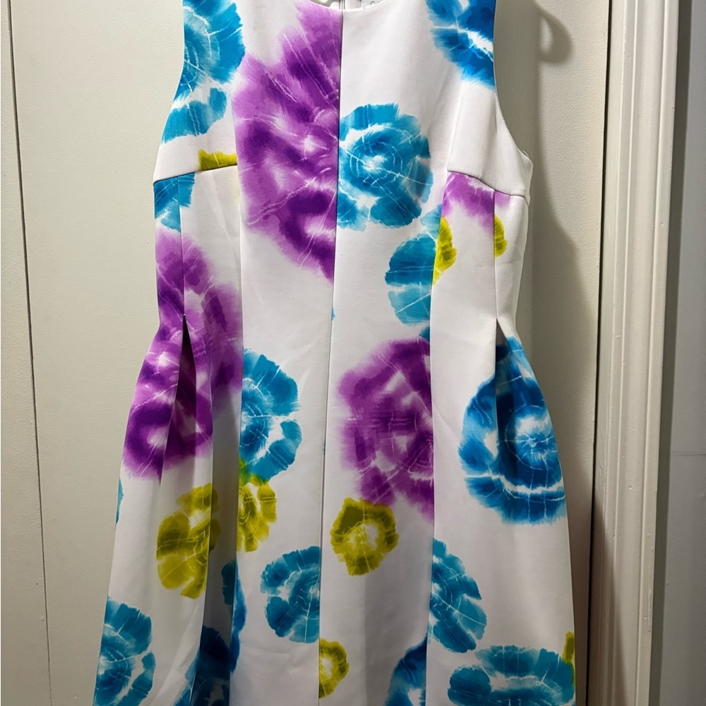Colorful Floral women’s dress - Picture 3 of 4